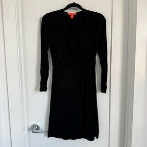 Joe Fresh Classic Black Long Sleeve Dress